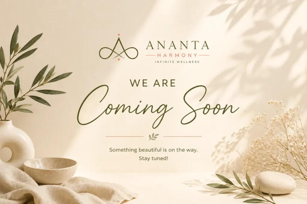 Ayurvedic wellness illustration for Ananta Harmony