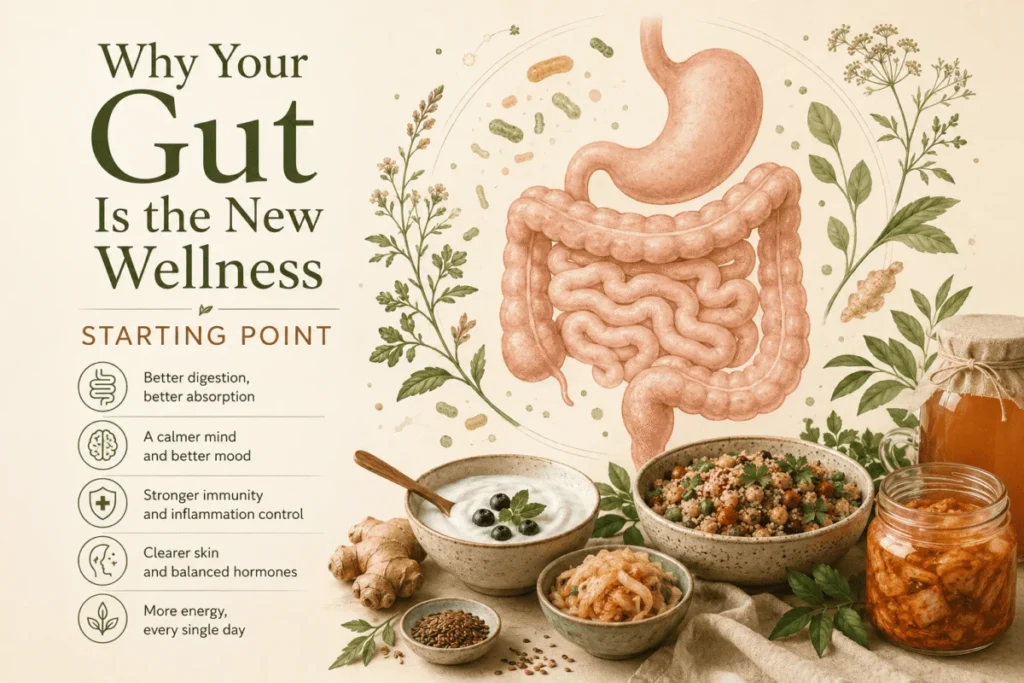 Gut health as the starting point for everyday wellness