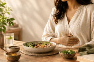 Simple Ayurvedic habits to reduce bloating after eating